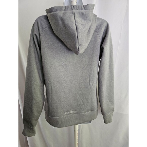 Under Armour Hoodie Gray Full Zip Jacket Size Medium - Picture 5 of 7